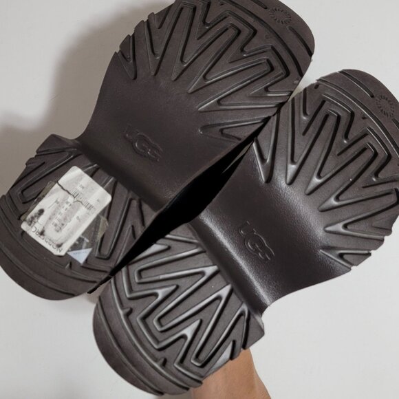 UGG Classic Ultra Mini New Heights Boots Womens 10 Fur Cozy Boho Whimsygoth - Picture 8 of 10